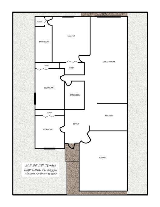 Debbie'S 3-Bedroom Apartment In A Duplex Cape Coral Esterno foto